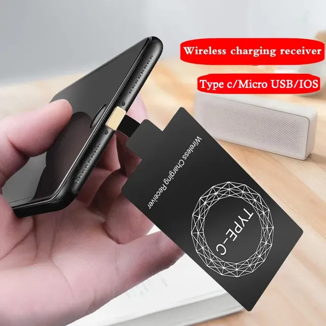 Chargeur sans fil récepteur Support Type C Micro USB…