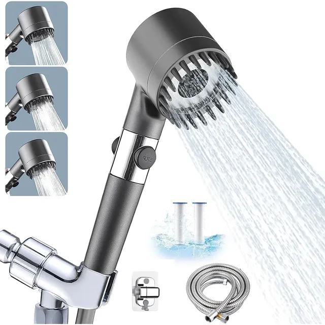 Pommeau de douche de Massage avec brosse en Silicone