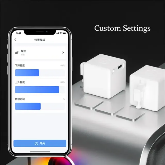 AUBESS Tuya Bluetooth Smart Touch Fingerbot Plus bouton… – vue 5