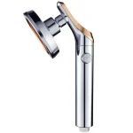 Offre spéciale 1 pièces pour accessoires de salle de bain pluie grande pomme de douche de bain avec bouton Portable haute pression cascade de haute qualité