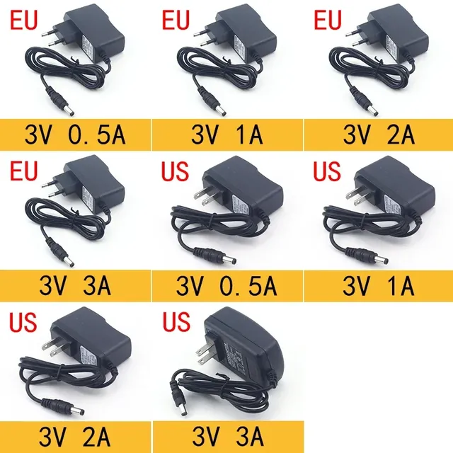 AC 110-240V DC 3V 5V 6V 9V 12V 15V 24V 0 – vue 4