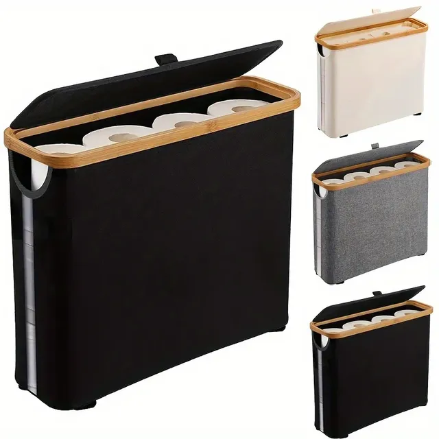 Porte papier toilette slim sol quatre rouleaux boîte… – vue 3