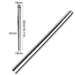 Extension de douche 30cm, système de baignoire-douche, barre d&rsquo;extension ronde noire et grise, ensemble de robinets de douche, Tube d&rsquo;extension, accessoires de salle de bains