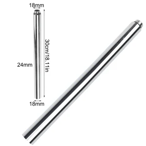 Extension de douche 30cm, système de baignoire-douche, barre d&rsquo;extension ronde noire et grise, ensemble de robinets de douche, Tube d&rsquo;extension, accessoires de salle de bains