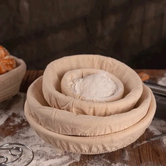 Panier de Fermentation ovale/rond en rotin naturel – vue 4