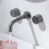 Robinet de salle de bains noir de luxe encastré – vue 6
