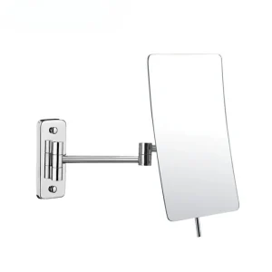 Miroir de maquillage en cuivre pour salle de bain, grossissant 3X, pliable, mural, miroir de maquillage, cadeau pour femmes