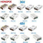 Alimentation électrique 36V 48V, 36V 48V 5A 7A 10A 11A 14A 16A 27A 30A 40A, puissance 250W 360W 500W 600W 1000W 1500W 100-240VAC, alimentation LED/moteur