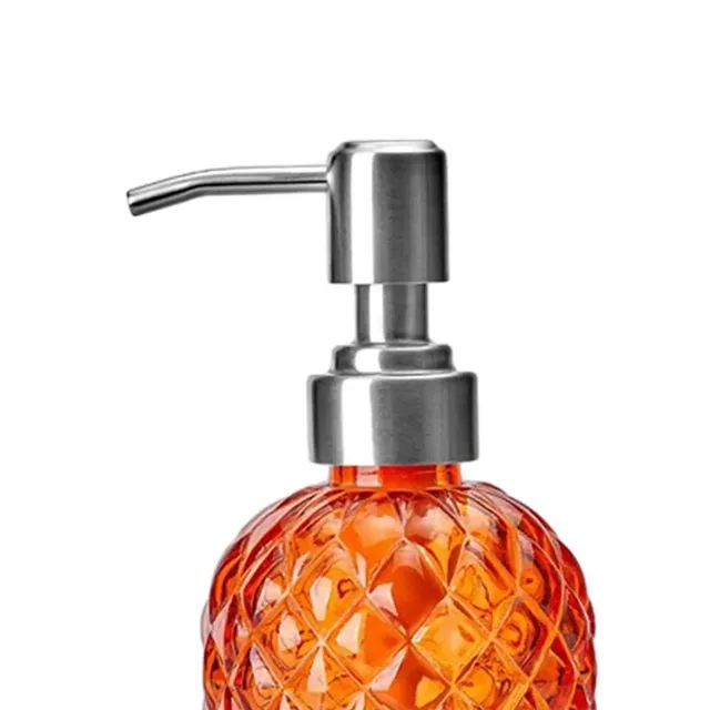 Distributeur savon verre rechargeable pompe manuelle… – vue 5