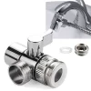 Connecteur de robinet d’eau à deux voies pour toilettes, bidet, douche, interrupteur de cuisine, adaptateur, séparateur d’évier, vanne de Roi ation Connecteur de robinet d’eau à deux voies pour toilettes, bidet, douche, interrupteur de cuisine, adaptateur, séparateur d’évier, vanne de Roi ation