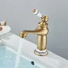 Robinet de lavabo en cuivre Vintage – vue 4