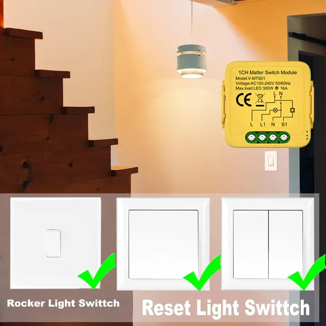 Matter WiFi Module de commutation intelligent relais… – vue 3