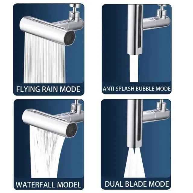 Nouveau Robinet de cuisine cascade 4 Modes universel 720… – vue 5