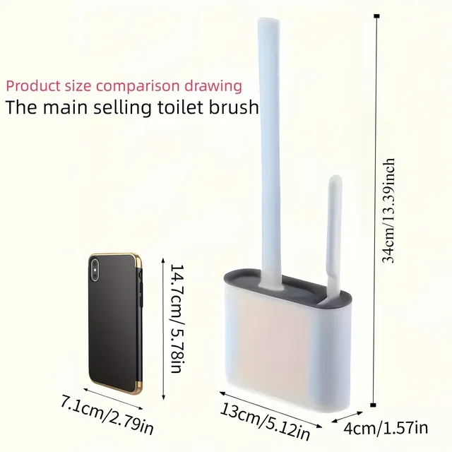 Ensemble complet de nettoyage de salle de bain : brosse… – vue 6