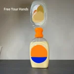 Distributeur de savon liquide, gain de temps, anti-fuite, pour le lavage des mains, shampoing, Gel douche, salle de bains, organisateur de cuisine, économie d&rsquo;argent, réduit les déchets