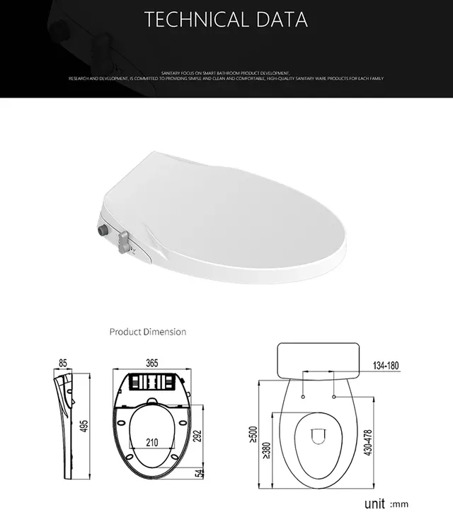 Siège de toilette pour Bidet – vue 3