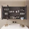 Armoire à miroir de salle de bain intelligente en forme… – vue 3