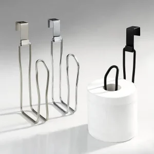 Porte-rouleau de papier toilette, 1 pièce, organisateur mural, support de rangement, cuisine salle de bains, sans perceuse, distributeur de serviettes en tissu