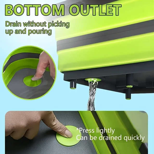 Bassin gain de place portable avec évier intégré et… – vue 5