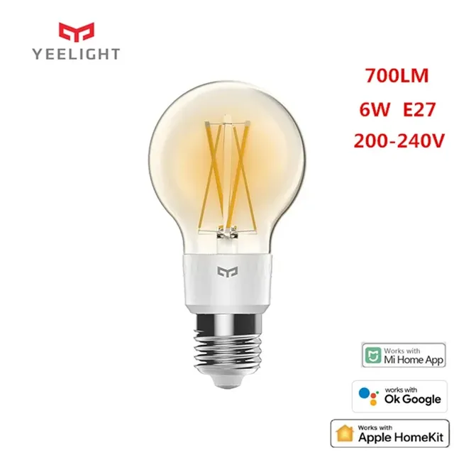 Ampoule filament LED connectée wifi E27 220240V ST64… – vue 2