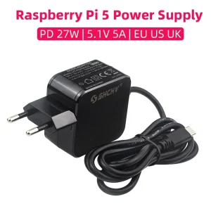 Raspberry Pi 5 alimentation PD 27W 5.1V 5A USB type-c adaptateur secteur prise ue US UK pour RPI 5 Pi5 Raspberry Pi 5 alimentation PD 27W 5.1V 5A USB type-c adaptateur secteur prise ue US UK pour RPI 5 Pi5