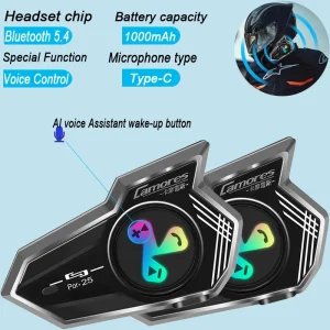 Bluetooth 5.4 casque de Moto sans fil casque mains libres appel téléphone Moto étanche écouteur lecteur de musique casque de Moto Bluetooth 5.4 casque de Moto sans fil casque mains libres appel téléphone Moto étanche écouteur lecteur de musique casque de Moto