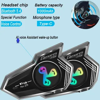 Bluetooth 5.4 casque de Moto sans fil casque mains libres appel…
