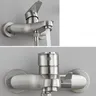 Robinet mitigeur de salle de bains et de douche en acier… – vue 3