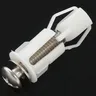 Chevilles expansion plastique blanc vis inox charnières… – vue 4