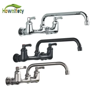 Bec d&rsquo;évier utilitaire mural noir pour cuisine commerciale, becs de rechange pour amaran, F/05 et 2 Detfor, montage mural pour buanderie