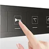 Ensemble de douche thermostatique en laiton noir pour… – vue 6