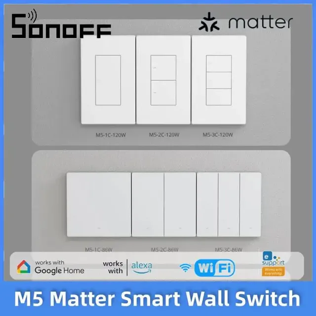 SONOFF-Joli mural intelligent SwitchMan M5