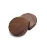 Miroir maquillage rotatif bois noyer naturel compact… – vue 4