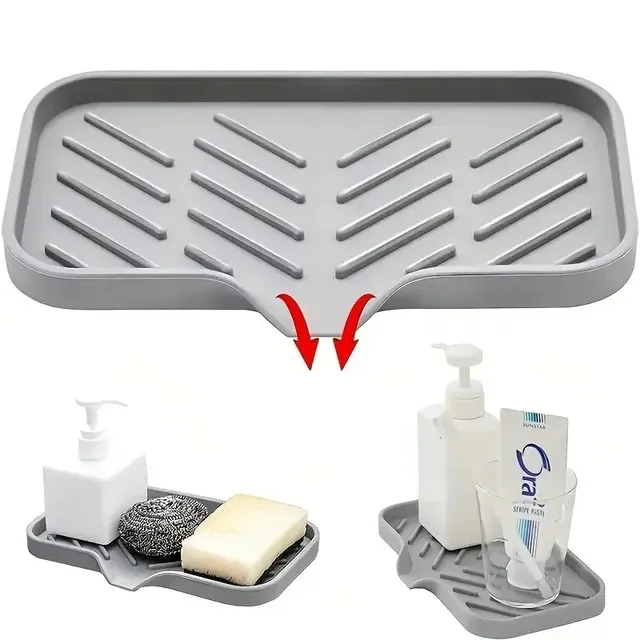 Plateau d'évier en Silicone avec vidange – vue 4