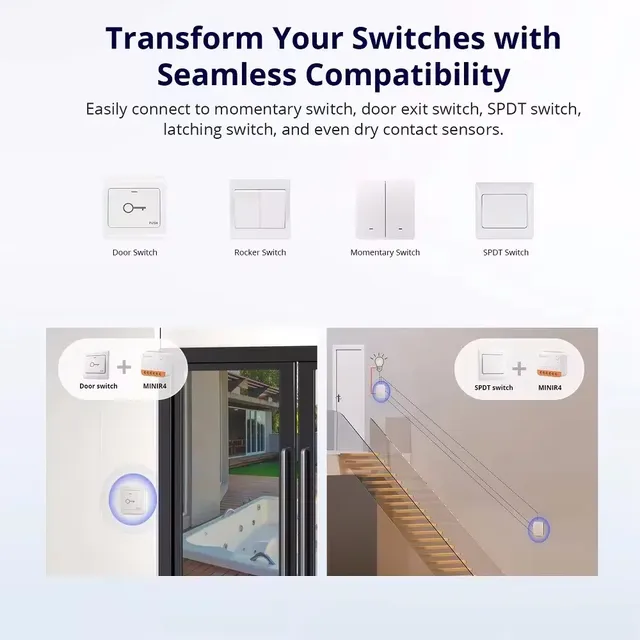 SONOFF Mini R4 Wifi Module de commutation commutateur… – vue 2