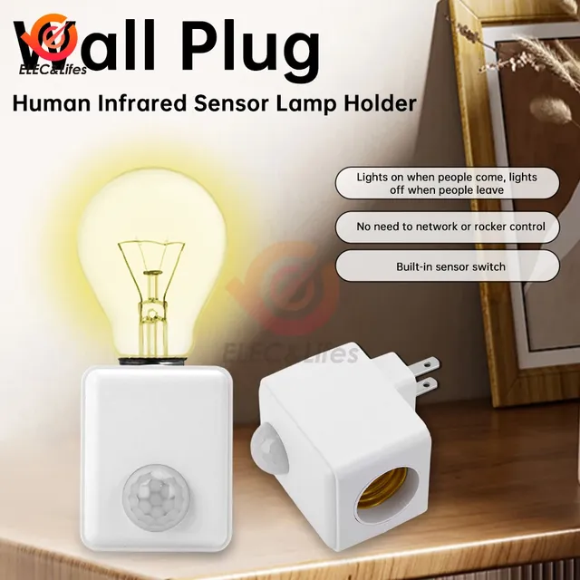 Support d'ampoule avec capteur de mouvement intelligent…