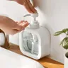 Distributeur pompe plastique blanc rechargeable… – vue 5