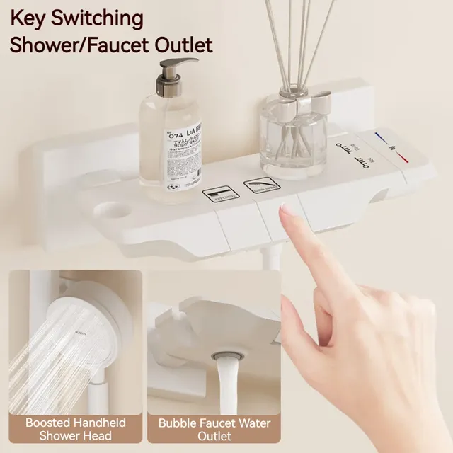 Bain blanc numérique Led salle de bain froide et chaude… – vue 2