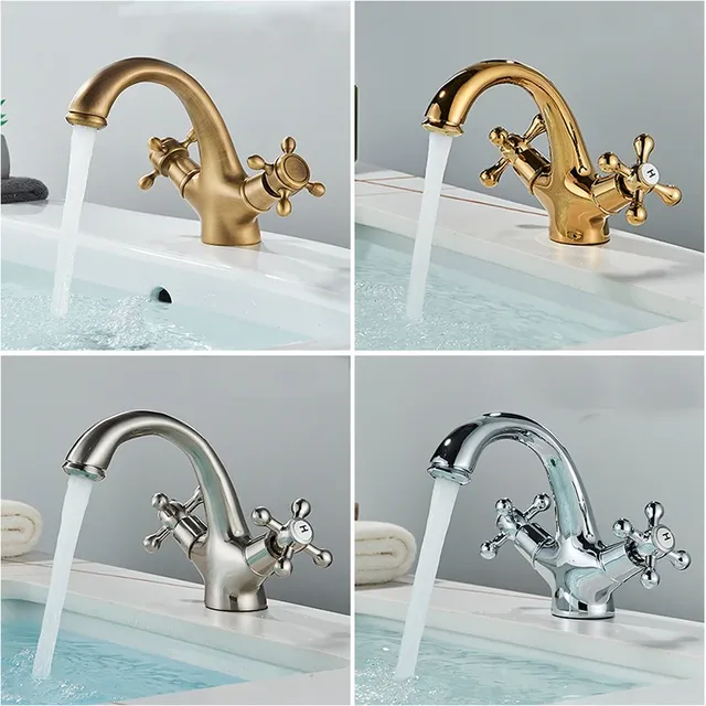 Senlesen Robinet Antique Robinet de lavabo de salle de… – vue 3