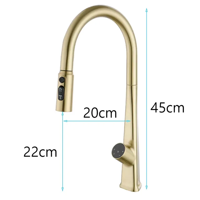 Robinet d'évier de cuisine à capteur de luxe moderne – vue 6