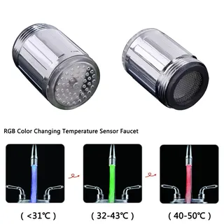 Multicolo LED robinet d'eau flux lumineux cuisine salle de bains…