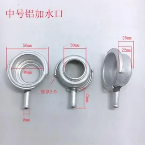 1 × cou de remplissage de réservoir d’eau de radiateur automobile, soudure sur aluminium, cuivre, acier, siège d’entrée d’eau 1 × cou de remplissage de réservoir d’eau de radiateur automobile, soudure sur aluminium, cuivre, acier, siège d’entrée d’eau