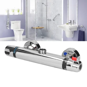 Vanne de douche thermostatique, vanne de douche, température constante, mitigeur d&rsquo;eau chaude et froide, accessoire de salle de bains, vanne thermostatique