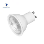 Ampoule LED GU10 blanc chaud 2700K, sans scintillement, AC100-265V 5W COB, projecteur Super lumineux, ventilateurs de plafond pour la maison, remplace les lampes halogènes 50W