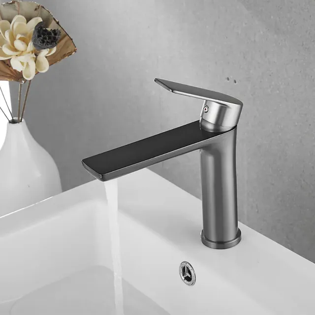 Tianview mitigeur monocommande lavabo vasque pose acier… – vue 5