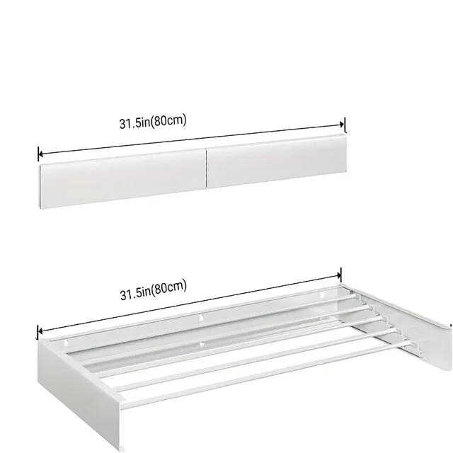Secheserviettes mural pliable invisible inoxydable… – vue 4