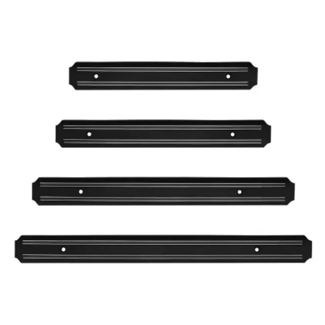 Porte couteaux magnétique mural acier noir slim inox… – vue 6