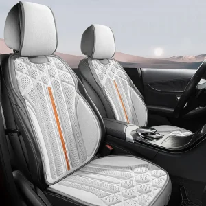 Juste de siège de voiture respirante en daim souple, coussin de protection antidérapant, support universel du siège du conducteur, garniture en polymères, accessoires