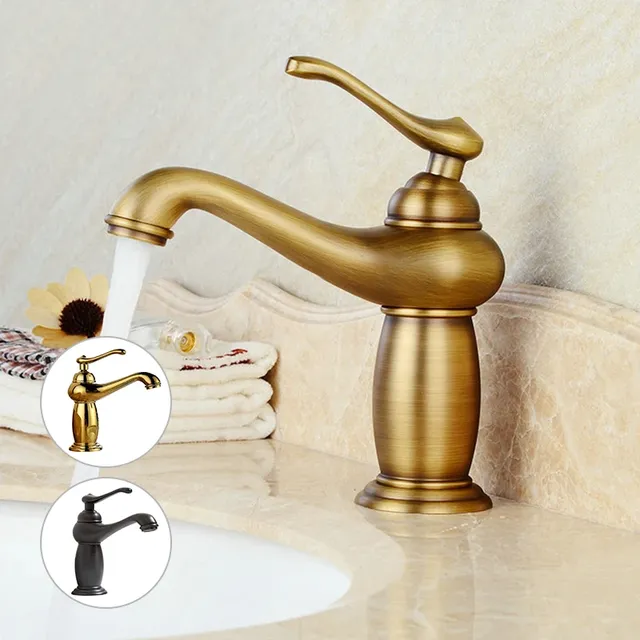 Robinet de salle de bains finition Bronze Antique – vue 2