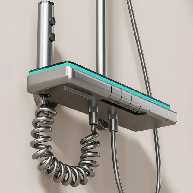 Système de douche thermostatique de luxe avec affichage… – vue 6